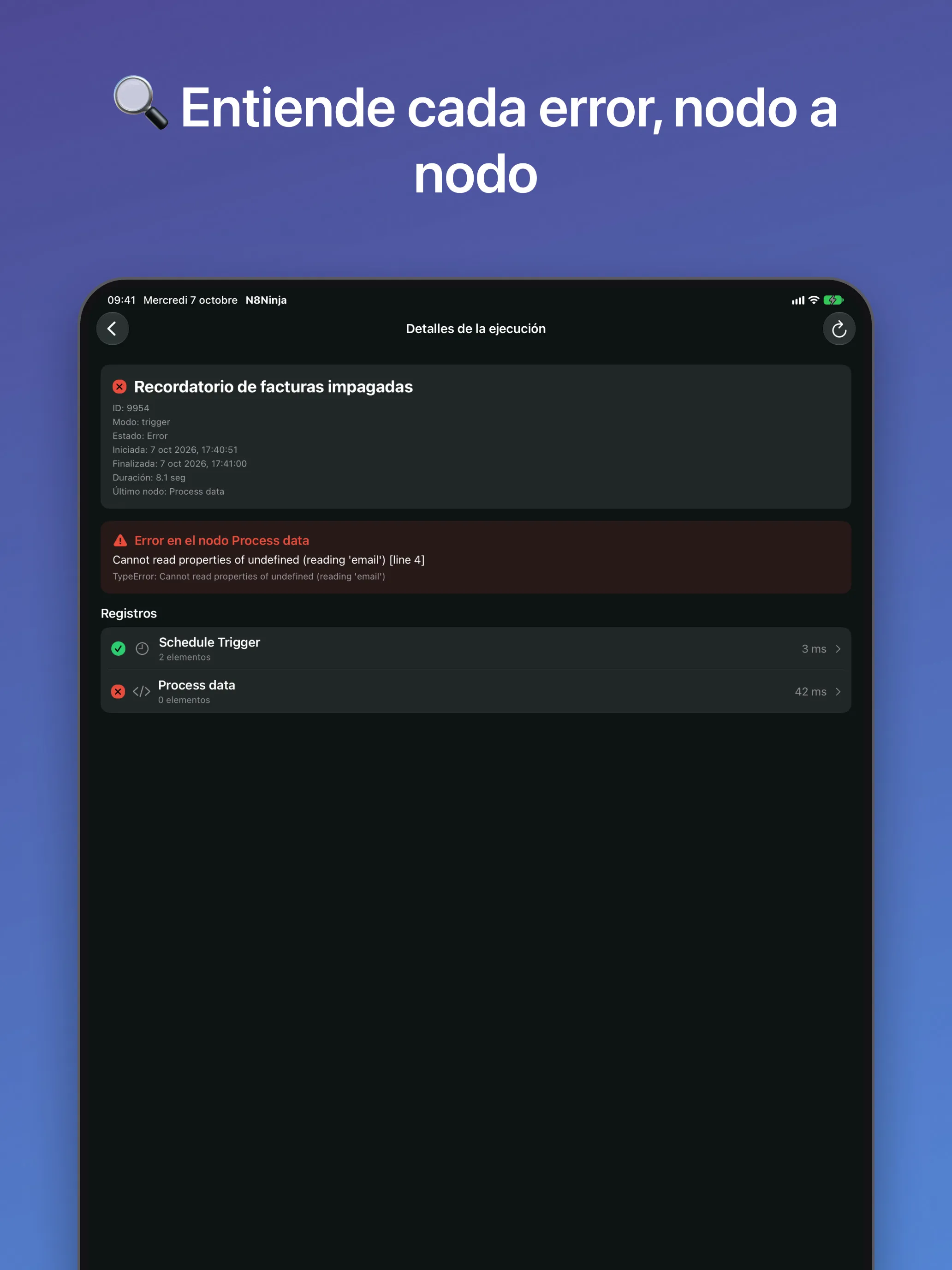 Captura de N8Ninja en iPad (2)