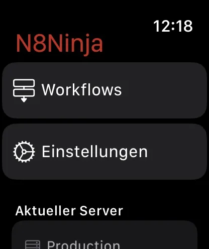 N8Ninja-Screenshot auf Apple Watch (1)