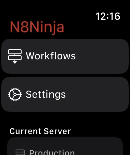 N8Ninja screenshot on Apple Watch (1)