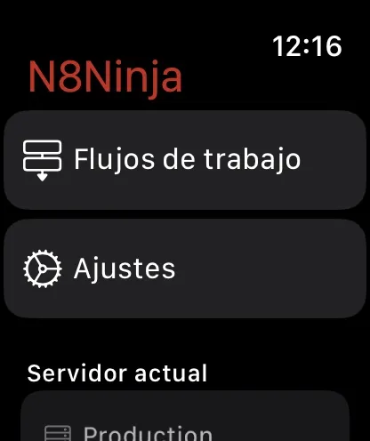Captura de N8Ninja en Apple Watch (1)
