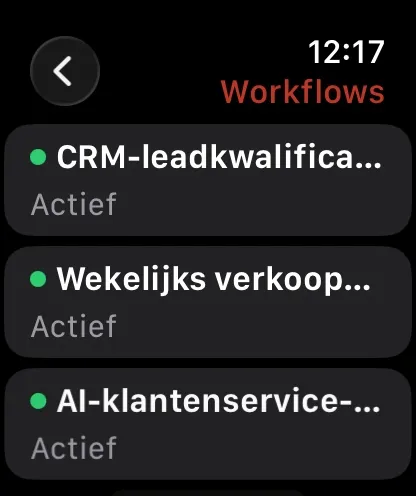 N8Ninja-screenshot op Apple Watch (2)