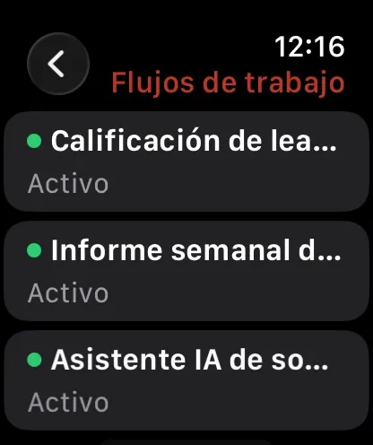 Captura de N8Ninja en Apple Watch (2)