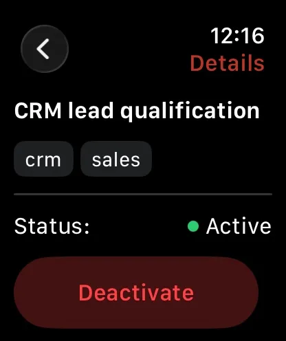 N8Ninja screenshot on Apple Watch (3)